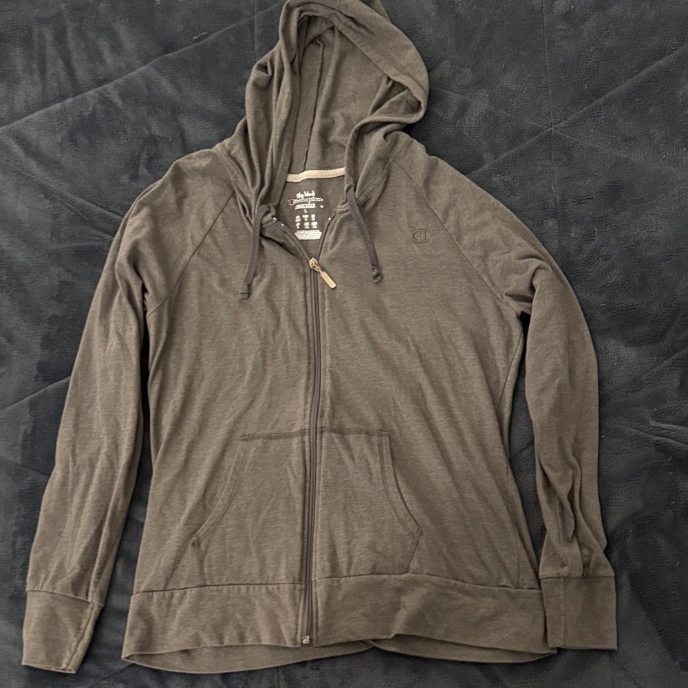 Champion Gray Zip-Up Hoodie